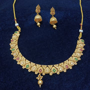Antique Gold Plated Collar Jewellery Set